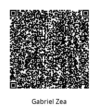 contact information in QR code